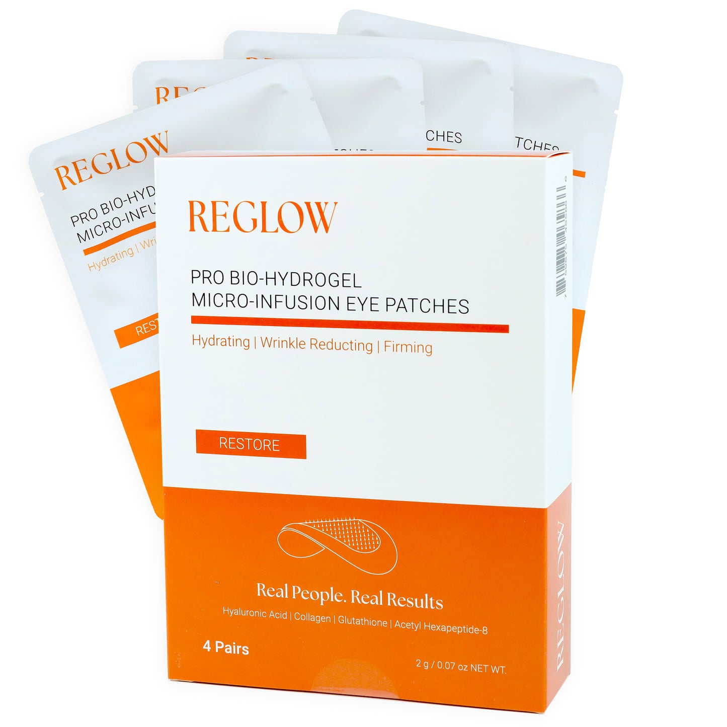 Pro Bio-Hydrogel Micro Infusion Eye Patches - 4 Pack