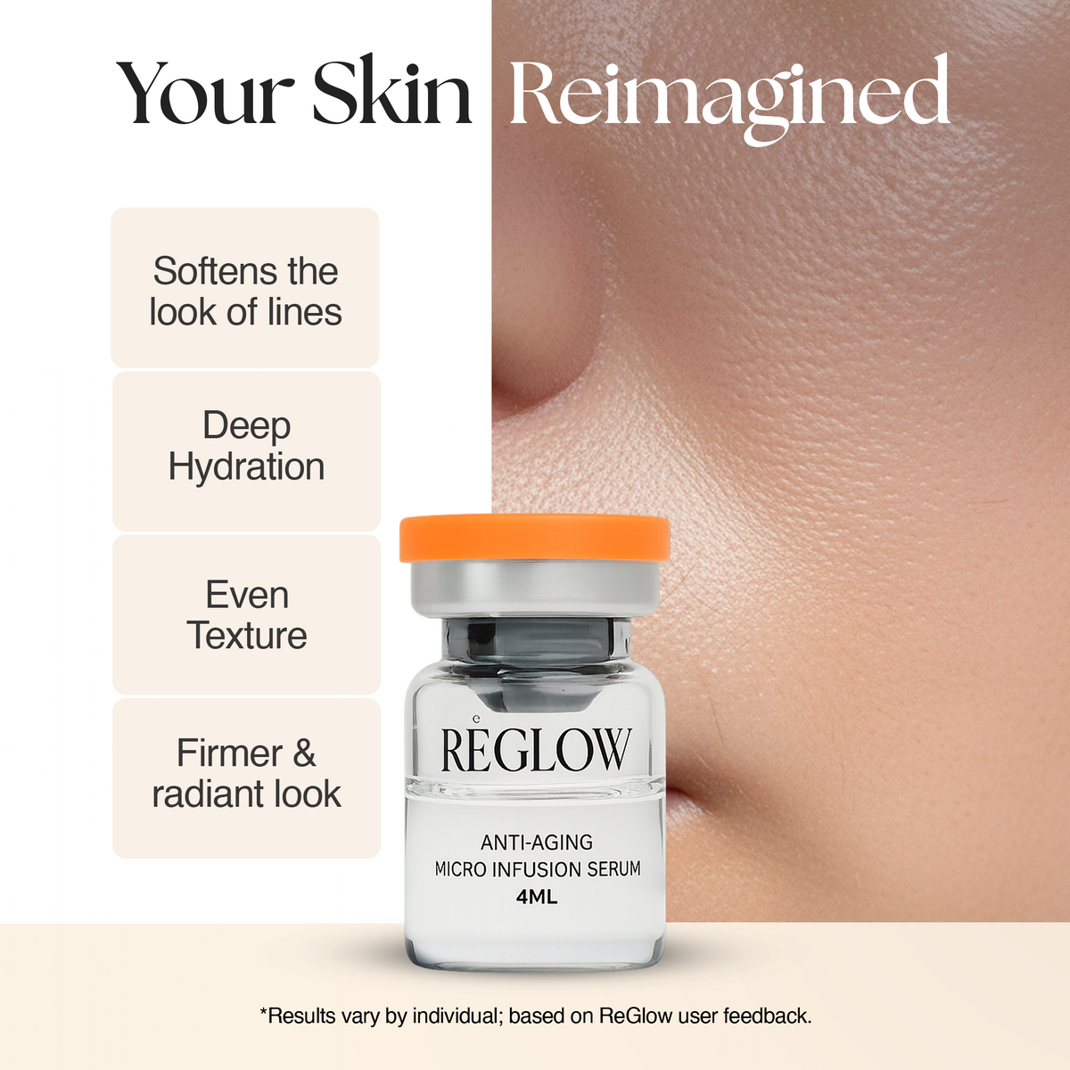 ReGlow Micro Infusion System – for Wrinkle-Free, Youthful Results